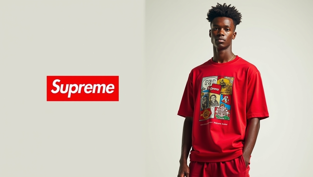 Supreme banner hero, fashion ecommerce